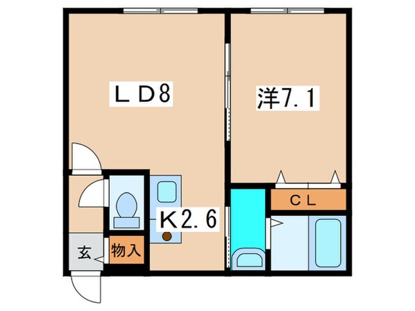 グランメ－ルＬｅｏの物件間取画像